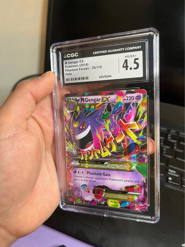 2014 Pokemon M Gengar EX Phantom Forces 35/199 CGC 4.5 Slab - photo 4
