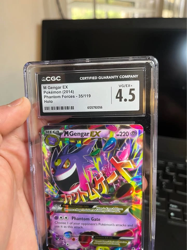 2014 Pokemon M Gengar EX Phantom Forces 35/199 CGC 4.5 Slab - photo 5