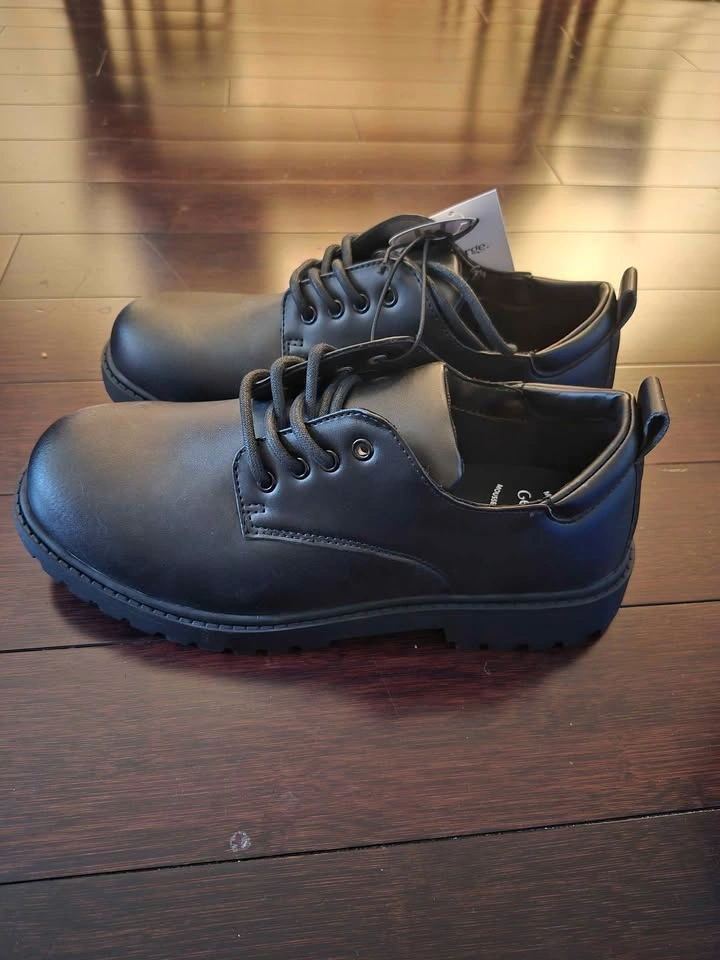 Brand New Men's Black Dress Shoes Memory Foam Size 8 & 9 - photo 2