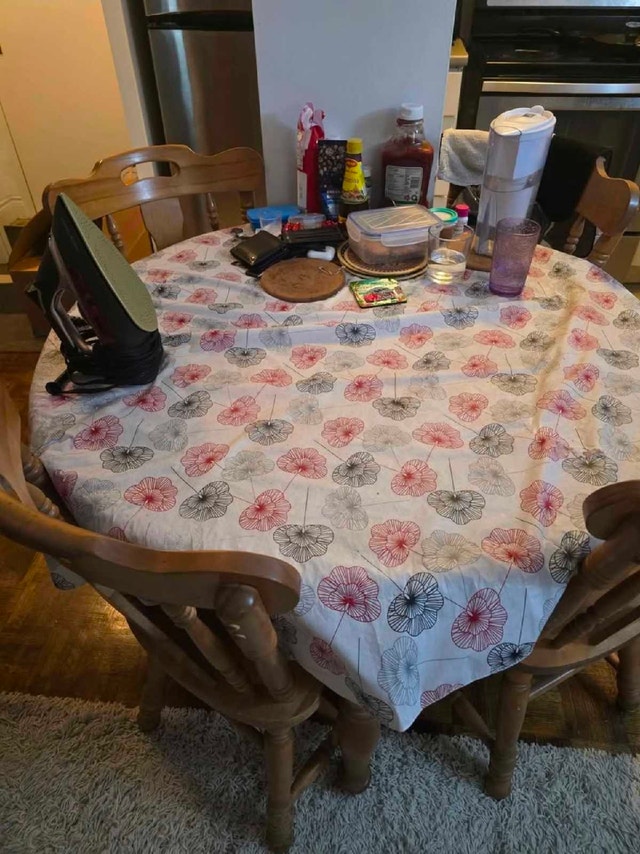 Wooden Dining Table Set – 4 Chairs - photo 4