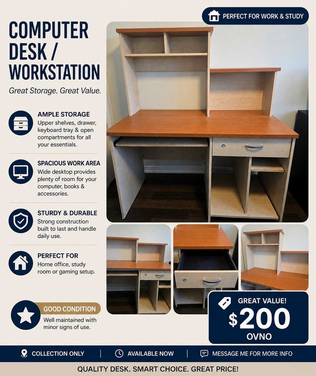 Computer Desk WorkStation