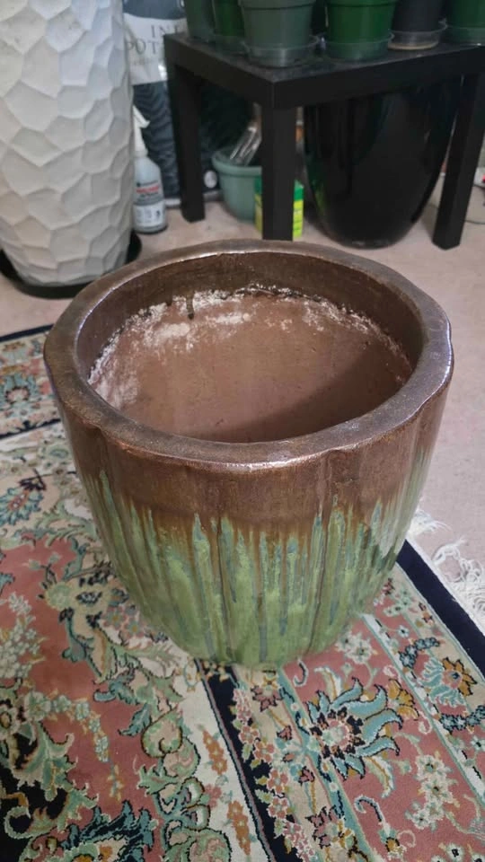 Large Ceramic Planter with Drainage Hole - photo 2