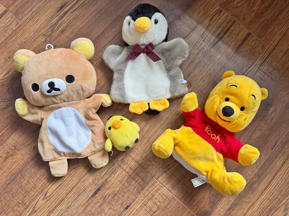 Cute plush toy bundle 🧸🐧🐥🍯