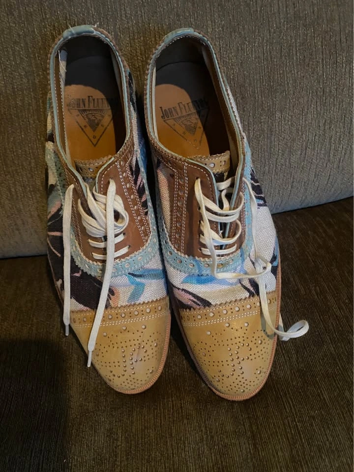 Fluevog "The Gateway" Floral Print Oxfords W7.5/M5.5 - photo 3