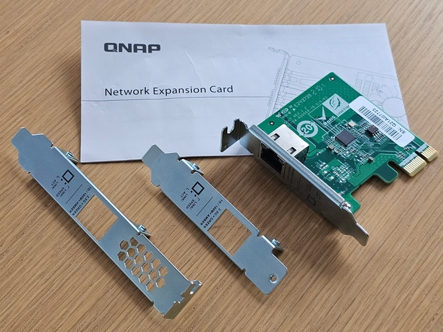 QNAP QXG-2G1T-I225 2.5GbE PCIe Card - Like New - photo 2