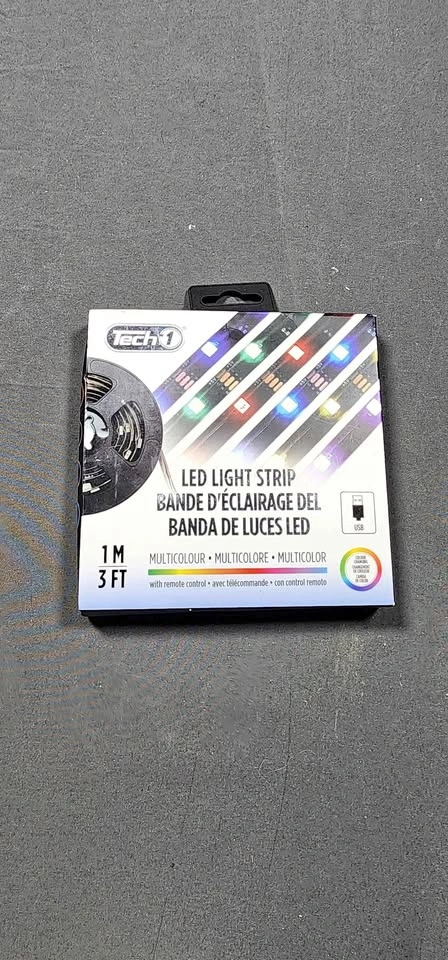 Tech1 Multicolour LED Light Strip 3FT USB Remote Control