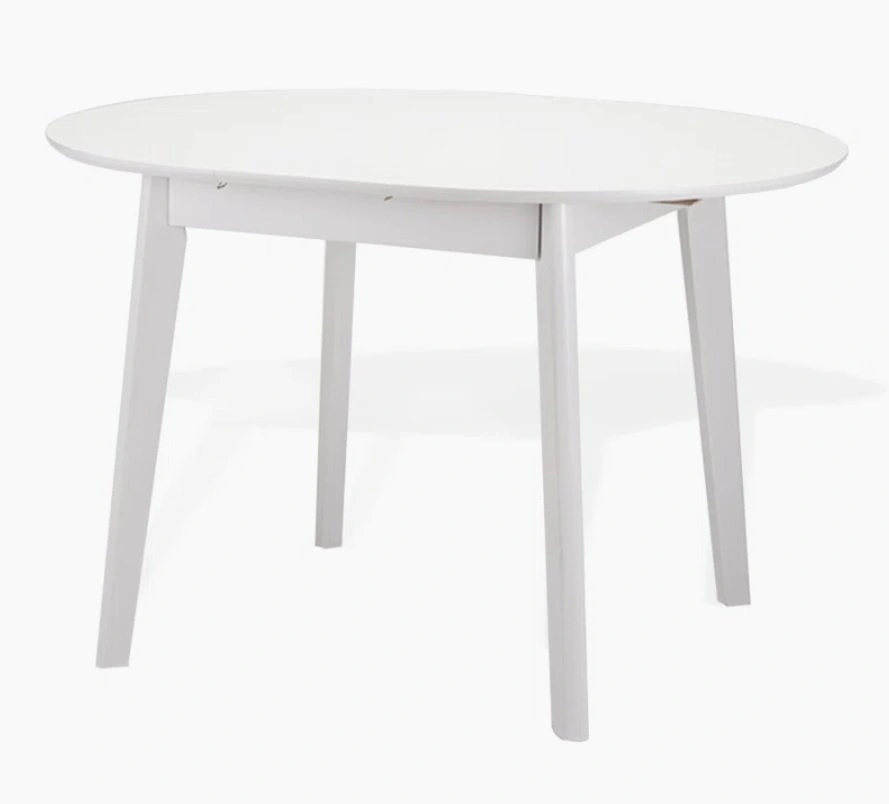 Extendable Round Solid Wood Base Dining Table - photo 4