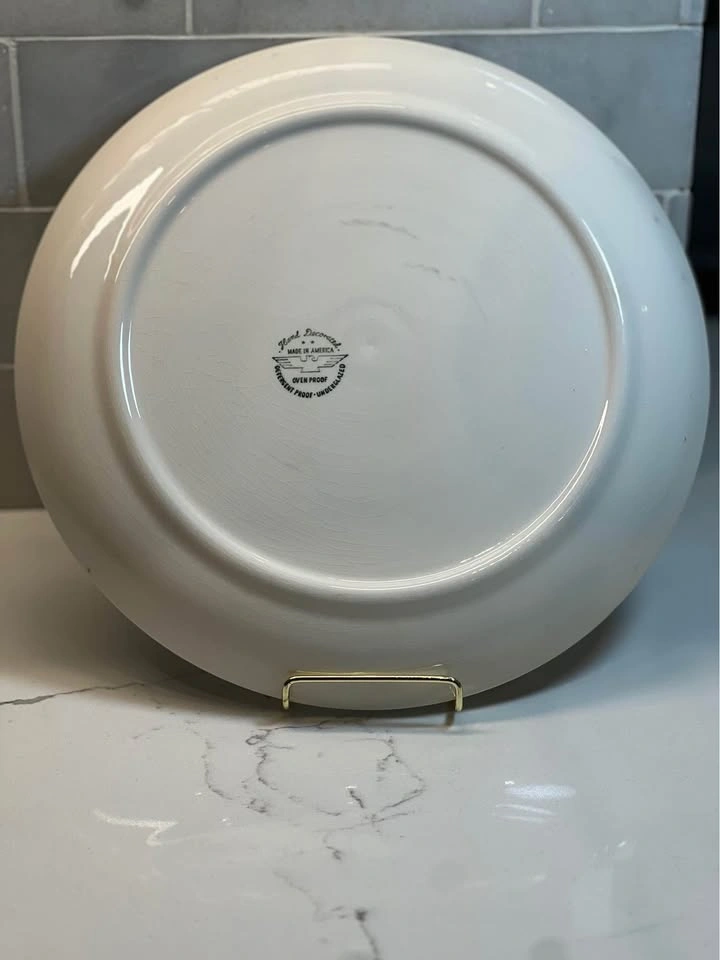 Vintage Stetson Marcrest Swiss Alpine Chop Plate MCM 1950s - photo 5