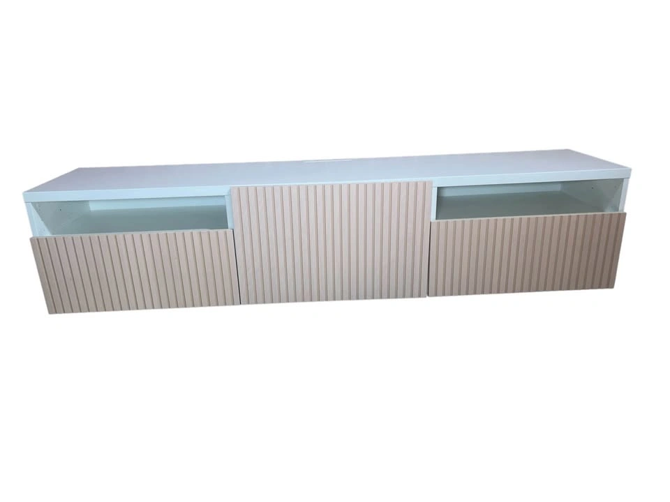 Custom IKEA Besta TV Stand - Fluted Doors - 71" Media Console - photo 5