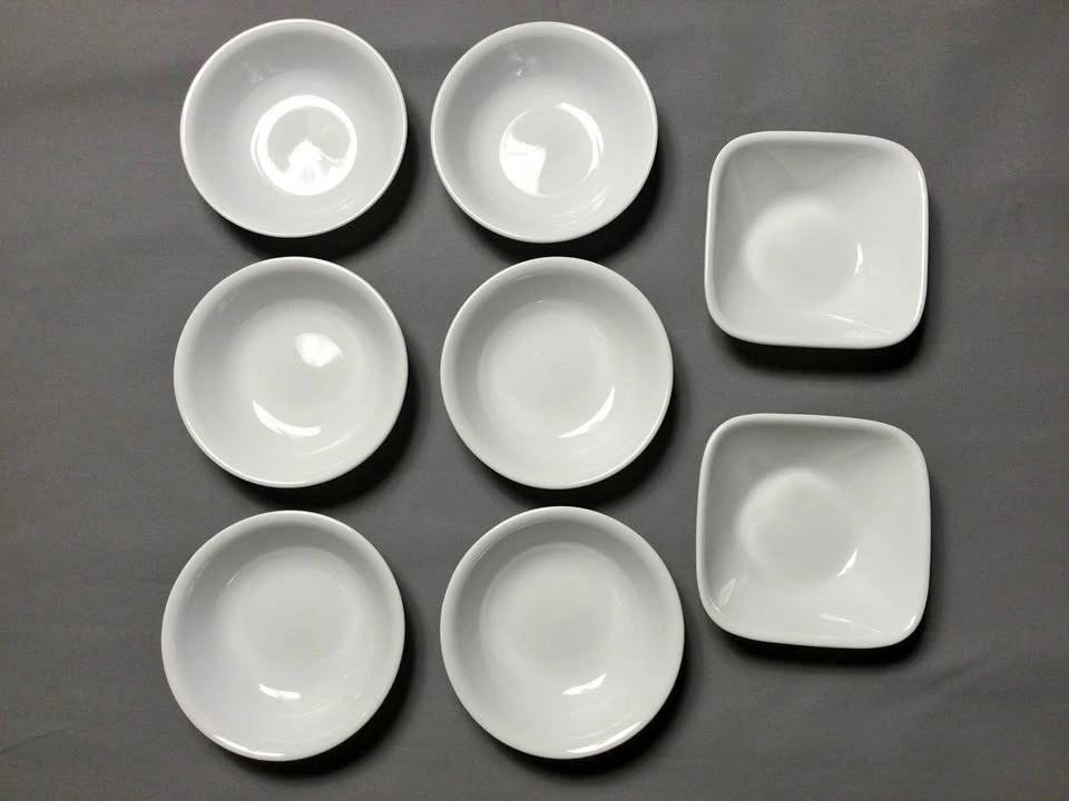 Corelle by Corning Bowls - 8 pc set, 6 round/ 2 square, white