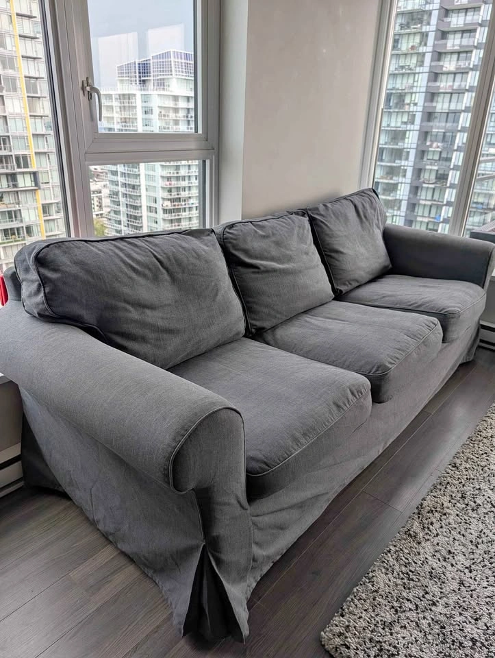 IKEA 3 Seater Sofa - Soft & Cozy