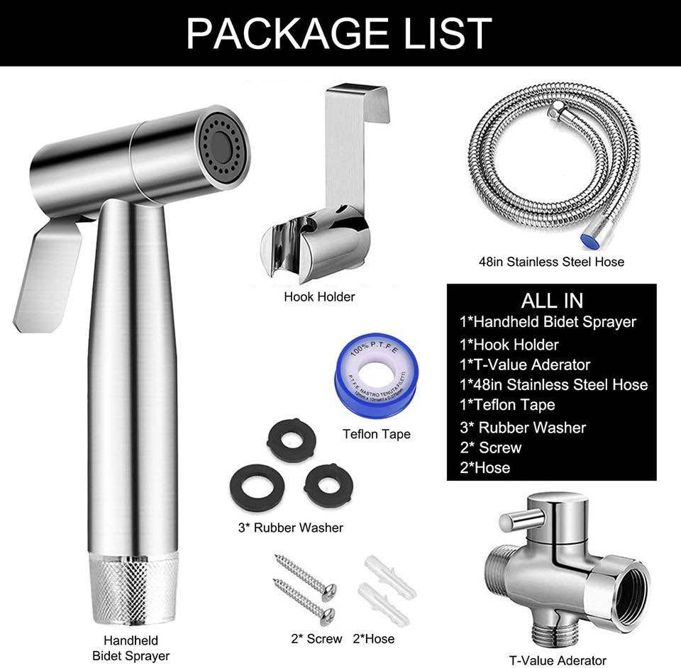 Push Hand Shower For Toilet - Fitting Available - photo 2