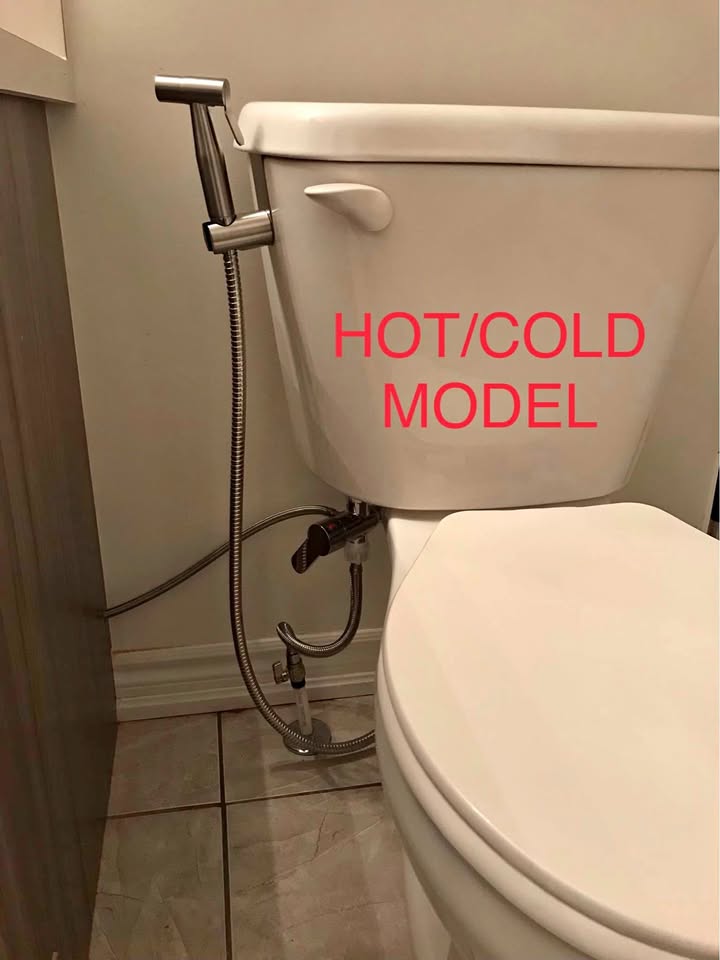Hot Cold Toilet Jet Spray Bidets - Install Available