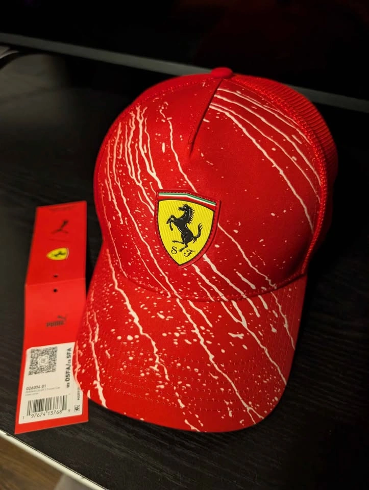 Puma Scuderia Ferrari F1 Viral Red Milk Hat - Rare - photo 2