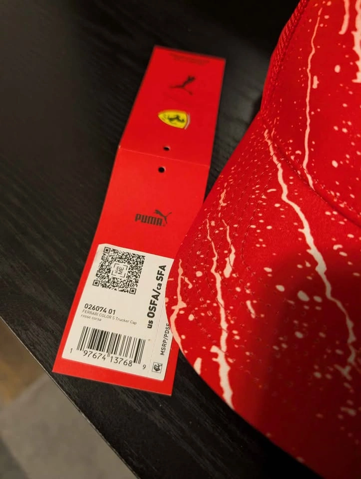 Puma Scuderia Ferrari F1 Viral Red Milk Hat - Rare - photo 3