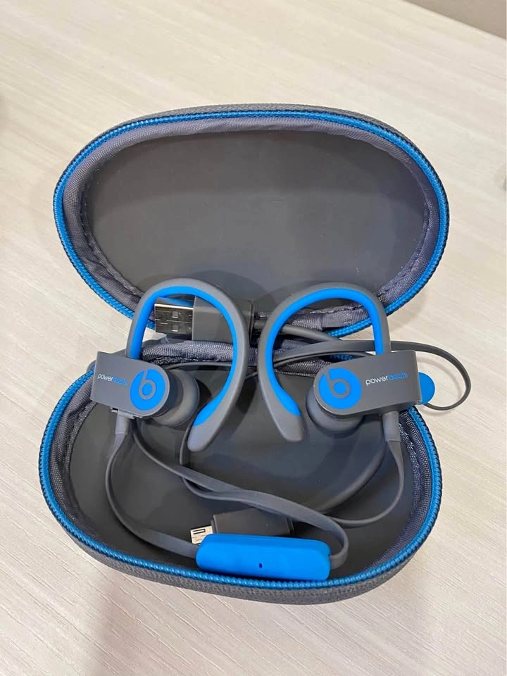 Beats Powerbeats Earphones – Secure Fit + Case – Great for Worko
