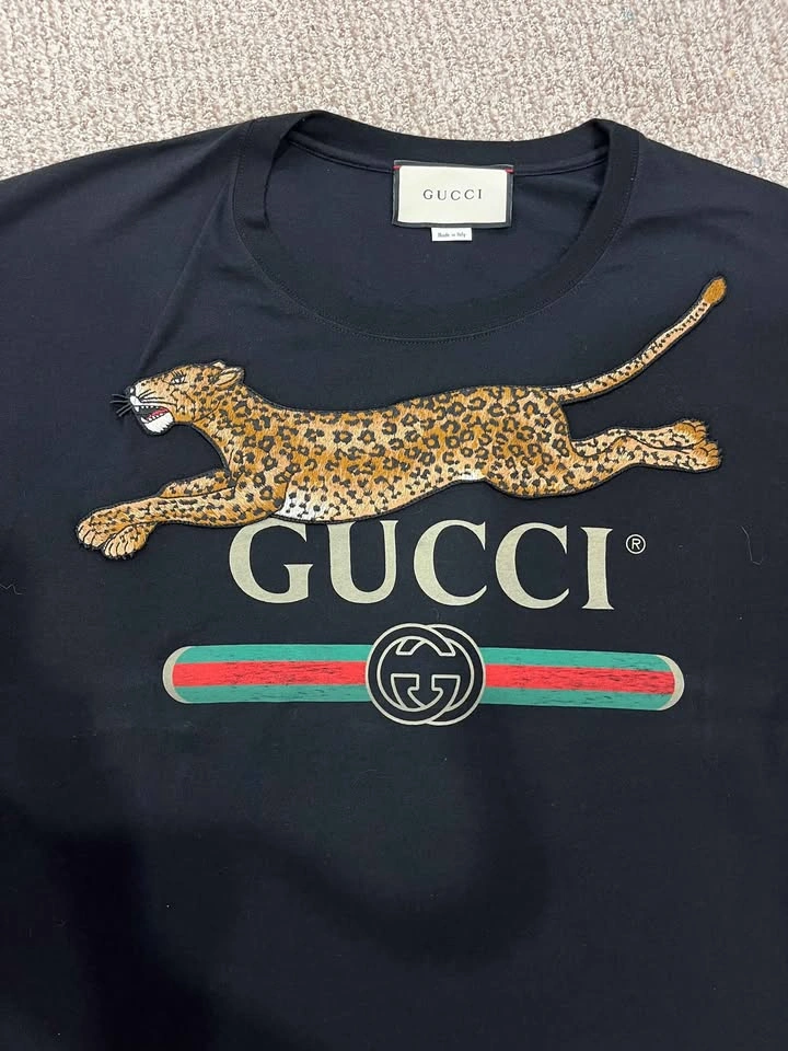 Men's Gucci T shirt black leopard large - photo 3