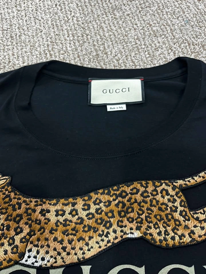 Men's Gucci T shirt black leopard large - photo 5