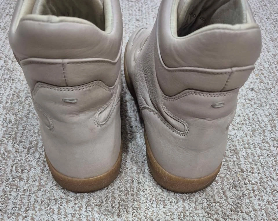Maison Margiela clinic sneakers Beige unisex men 10.5 41 Leather - photo 5