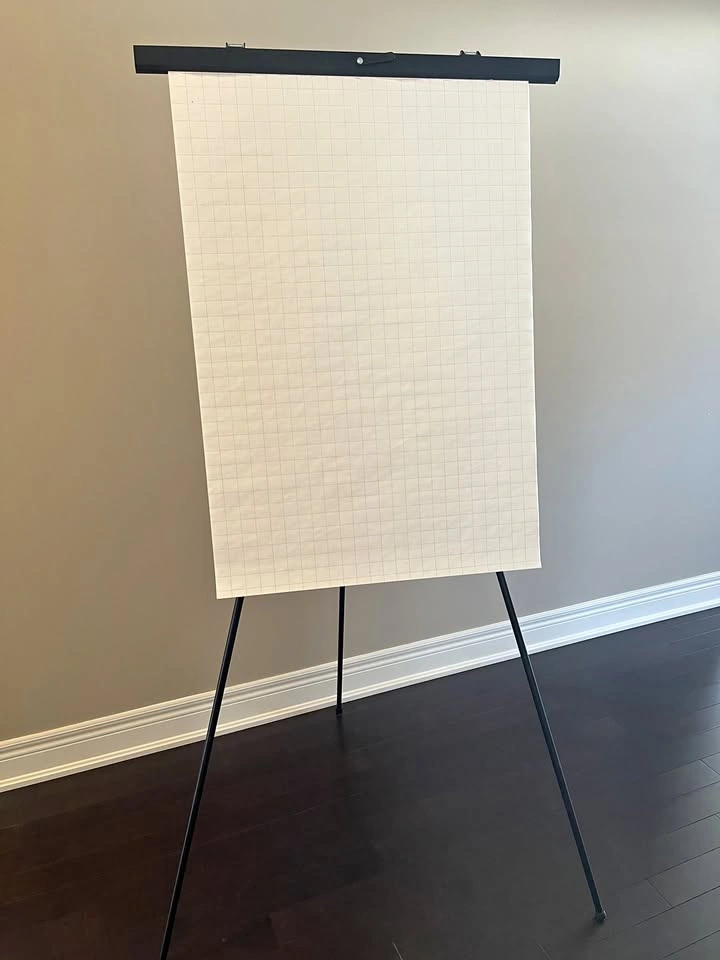 Flip Chart / Whiteboard Easel - Excellent Condition - Moving Sal