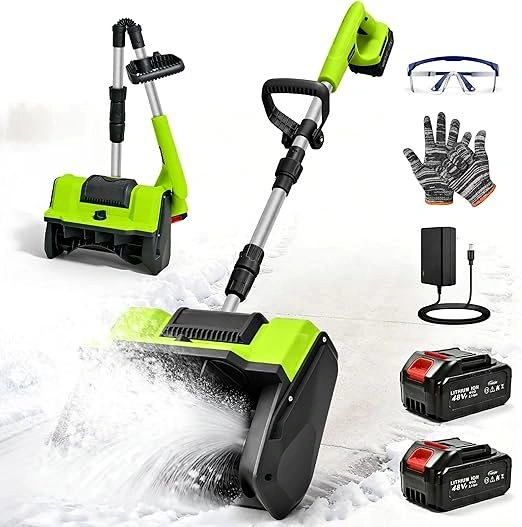 YIMIDM Cordless Snow Blower, 21V 12-Inch Electric Snow Shovel