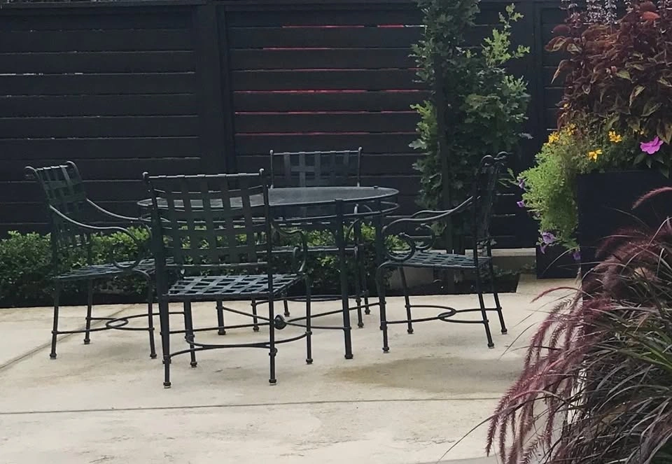 Hauser Aluminum Patio Dining Set - 6 Chairs - Sunbrella Cushions - photo 3