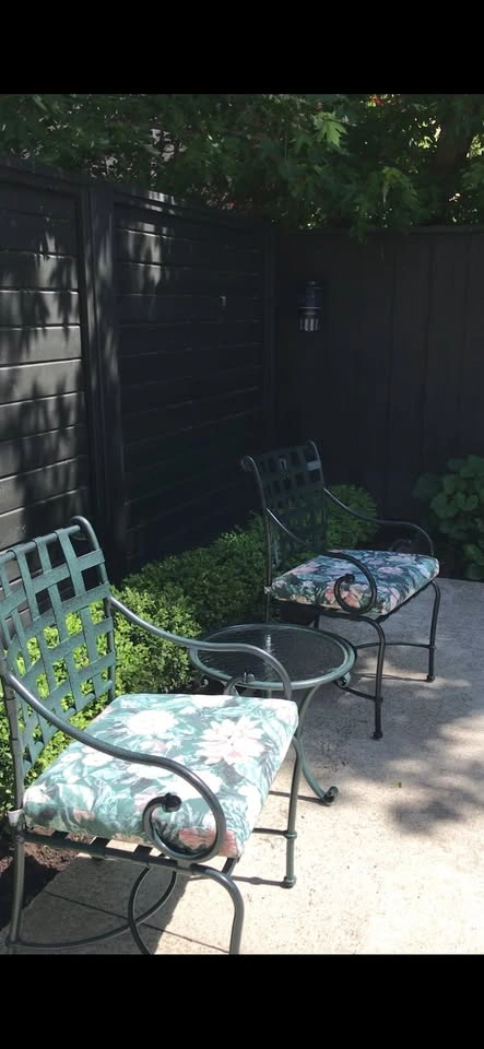 Hauser Aluminum Patio Dining Set - 6 Chairs - Sunbrella Cushions - photo 5