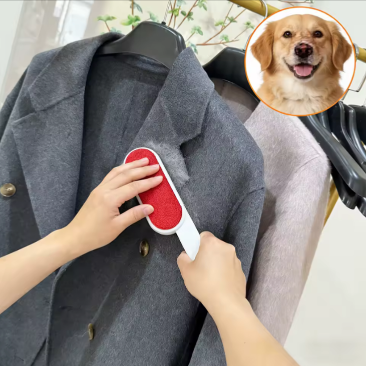 Pet Hair Remover Brush Reusable Lint Roller Dog Cat Fur Remover - photo 4