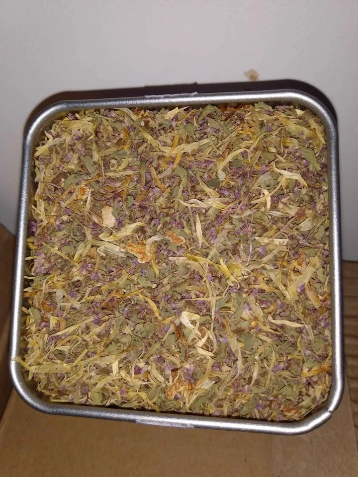 Dried Pennyroyal, Marigold, Tangerine Zest for Sachets/Potpourri - photo 2