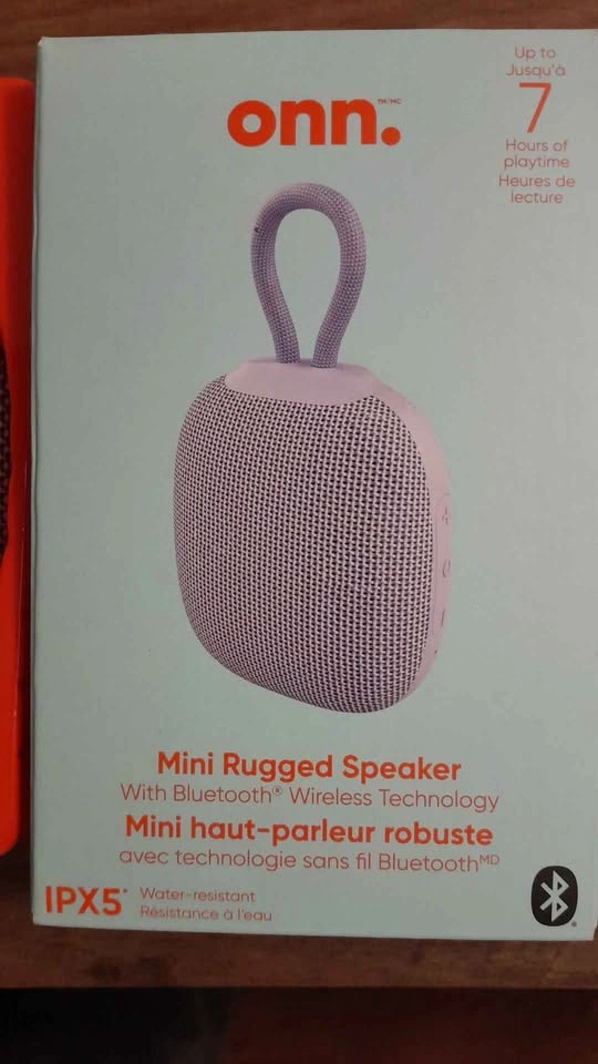 onn. Mini Rugged Speaker Bluetooth Water-resistant - photo 2