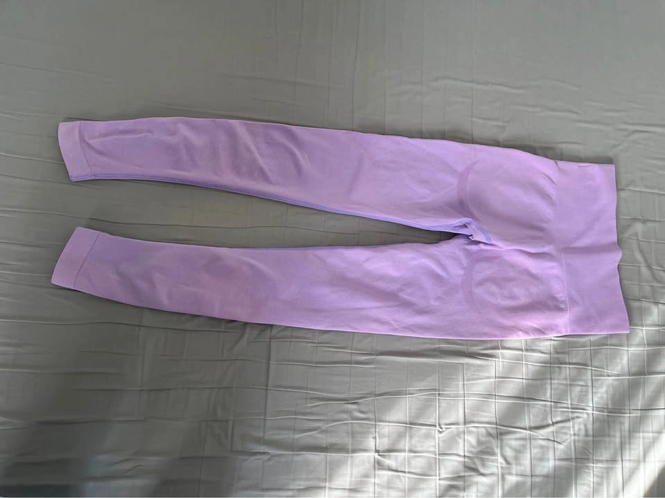 Lavender Seamless Workout Leggings S - photo 2