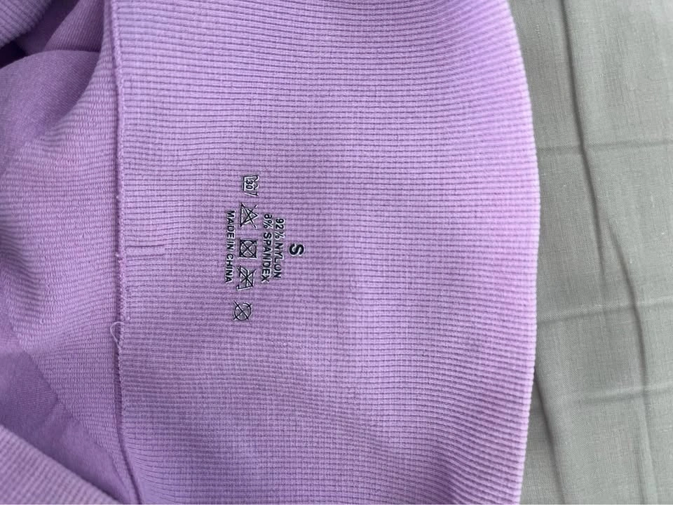 Lavender Seamless Workout Leggings S - photo 3