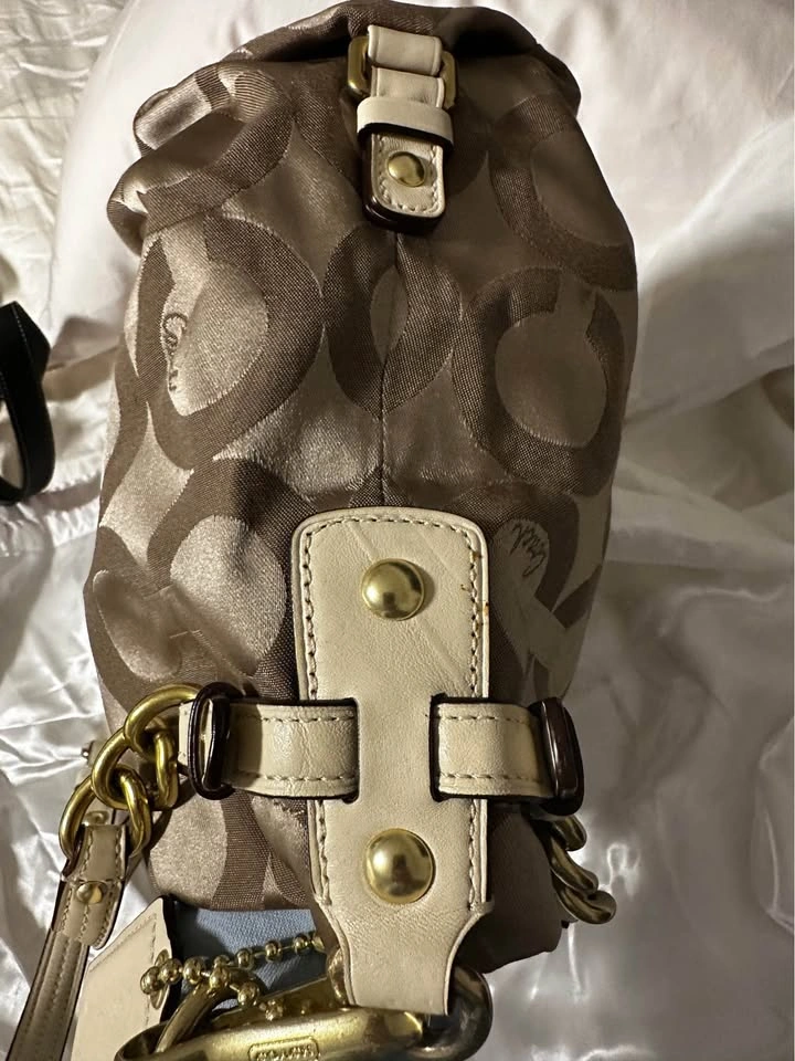 Coach Madison Sophia Satchel - Champagne Op Art - Mint Condition - photo 3