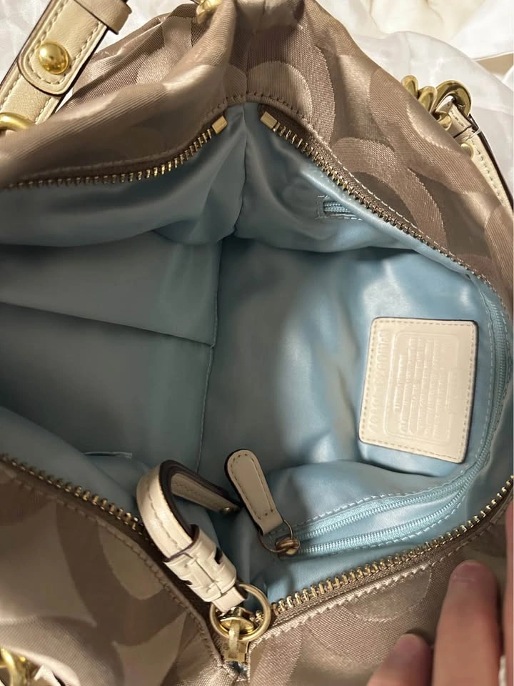 Coach Madison Sophia Satchel - Champagne Op Art - Mint Condition - photo 4