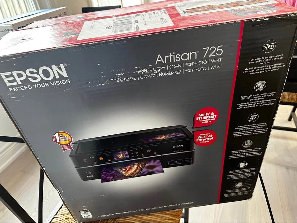 Epson Artisan 725 Photo Printer Bundle w/ Ink - photo 3