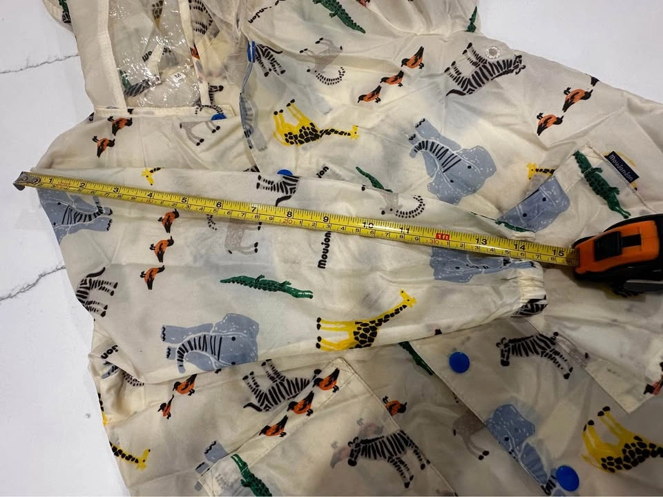 Kids Raincoat + Matching Bag (Animal Print) - photo 4
