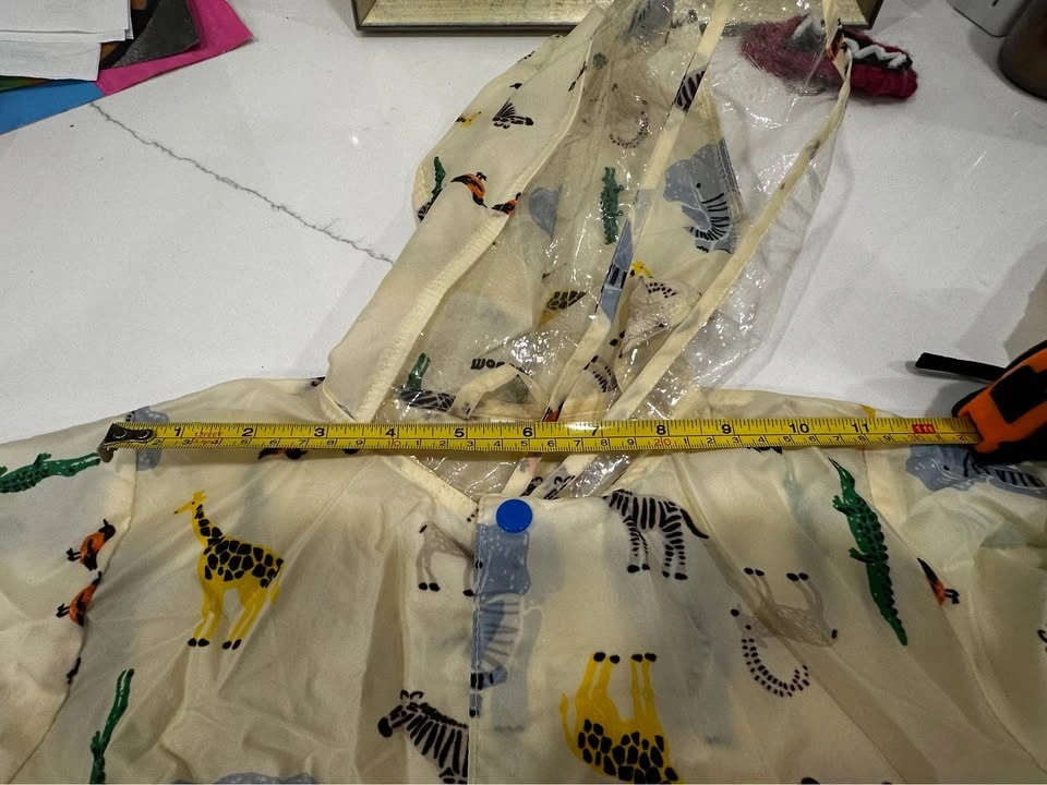 Kids Raincoat + Matching Bag (Animal Print) - photo 5