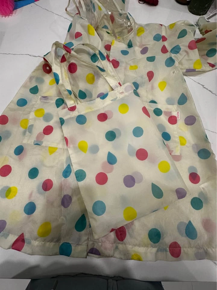 Kids Raincoat + Matching Bag (5-6 Years) - photo 5