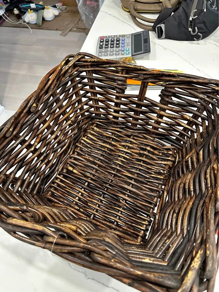 IKEA BYHOLMA Basket – Natural Woven (Great Condition)