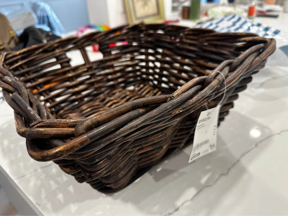 IKEA BYHOLMA Basket – Natural Woven (Great Condition) - photo 5