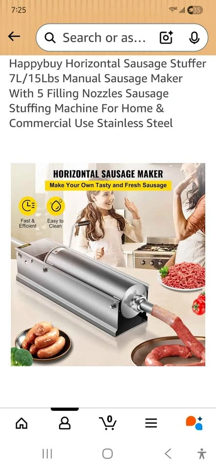 Manual Sausage Stuffer