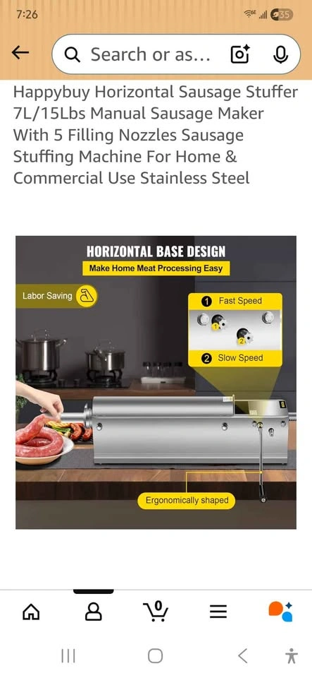 Manual Sausage Stuffer - photo 5