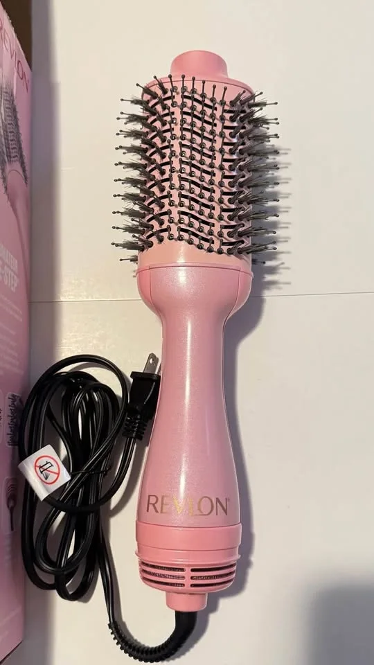 Revlon One-Step Volumizer Hair Dryer Hot Air Brush Pink Limited - photo 2