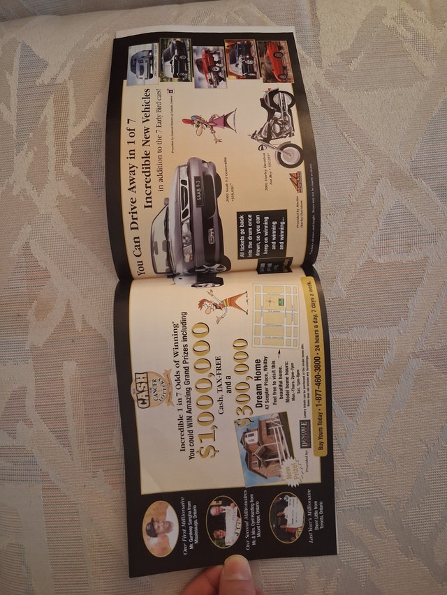 2003 Cash for Cancer Lottery Brochure - Oshawa General Hospital - photo 3
