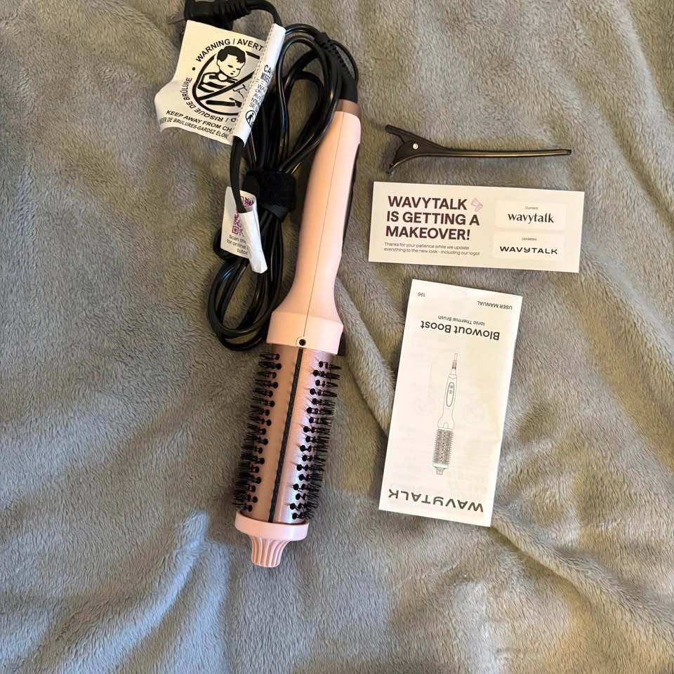 Wavytalk Thermal Brush, 1.5" Curling Brush - photo 2