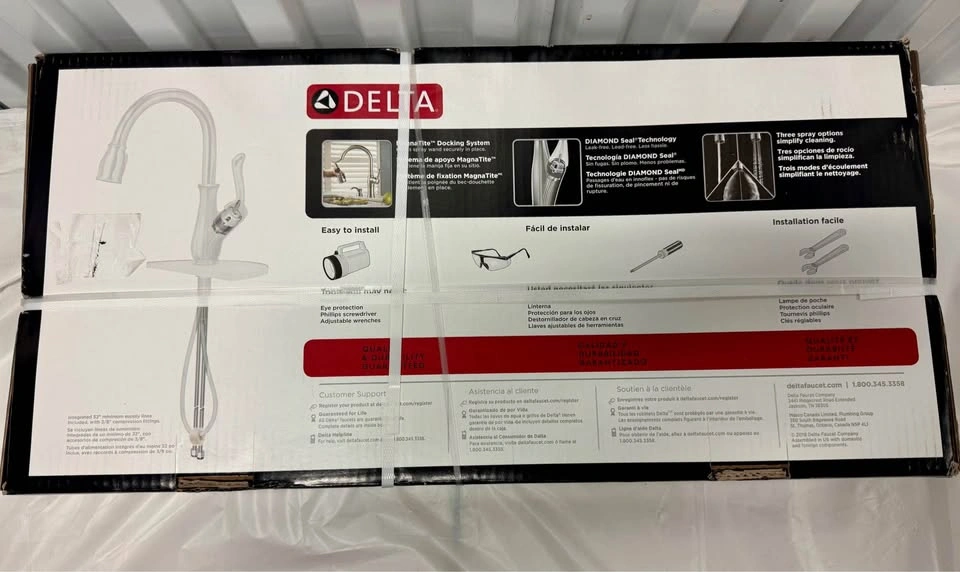 Delta Dunsley Pull-Down Kitchen Faucet - photo 2