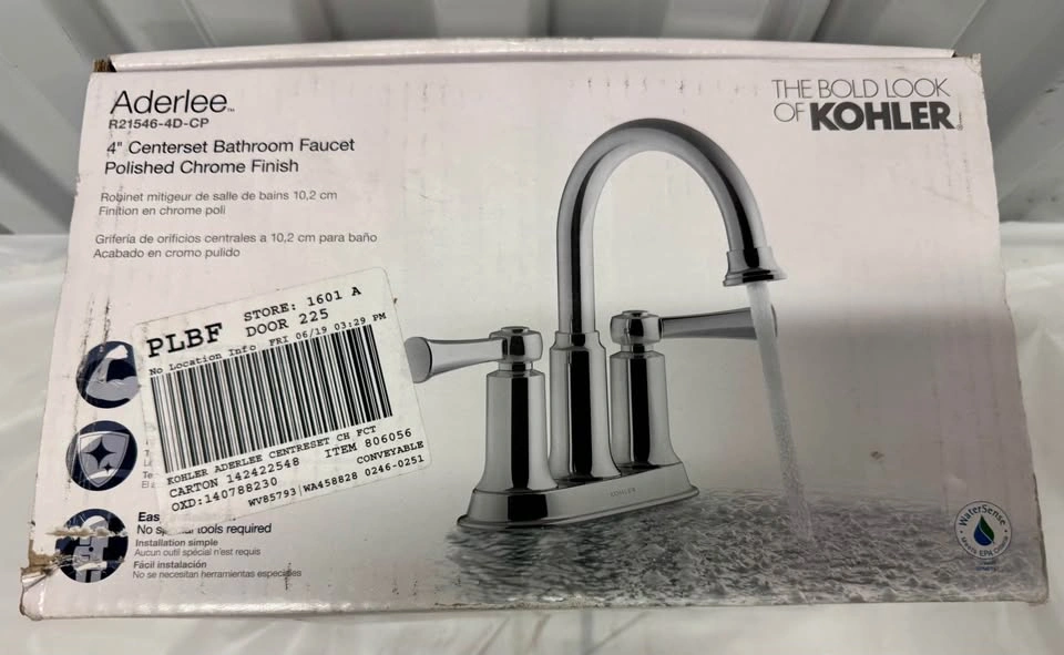 KOHLER Aderlee Centerset Bathroom Sink Faucet - photo 3