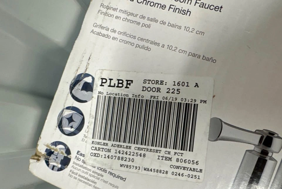 KOHLER Aderlee Centerset Bathroom Sink Faucet - photo 4