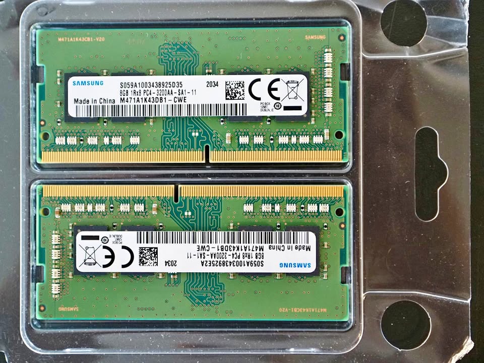 Samsung 16GB (2x8GB) DDR4 3200MHz SO-DIMM Laptop RAM