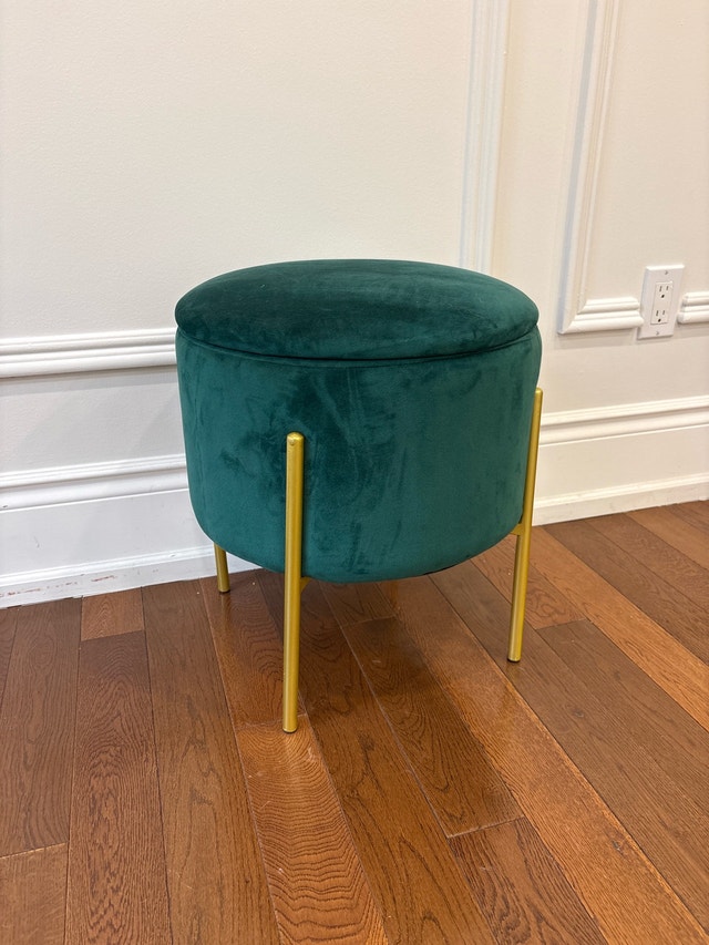 Velvet Ottoman - photo 2